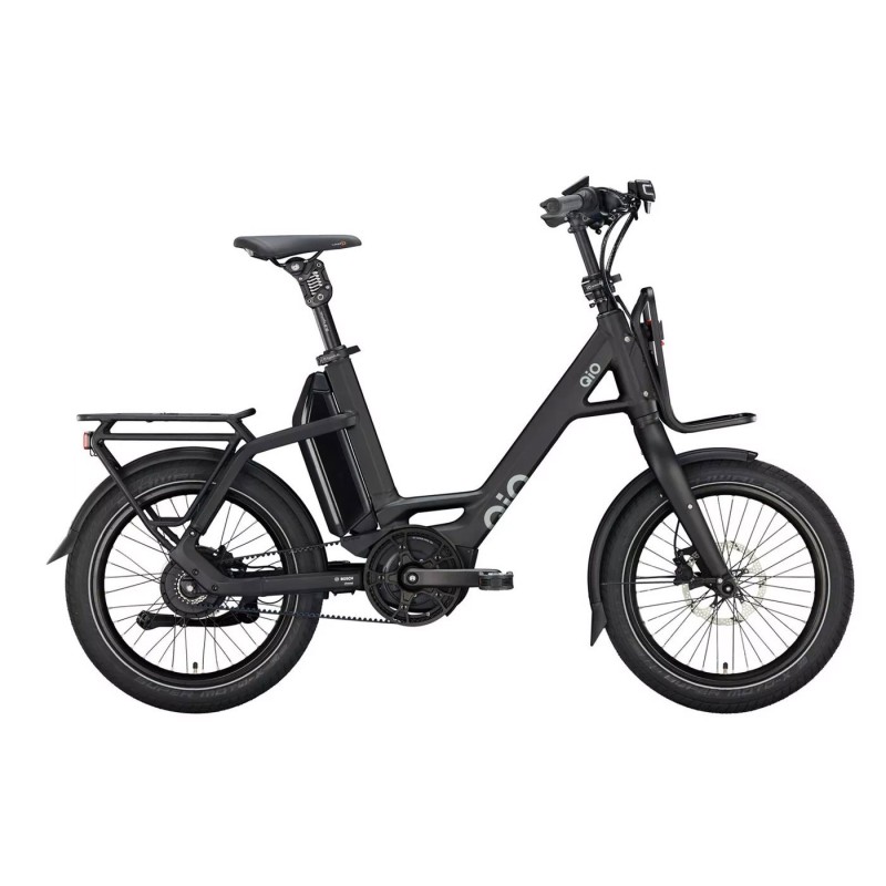 QIO Kompaktrad EINS+ P-E Enviolo Gates (725Wh) Night Black Matt 2025