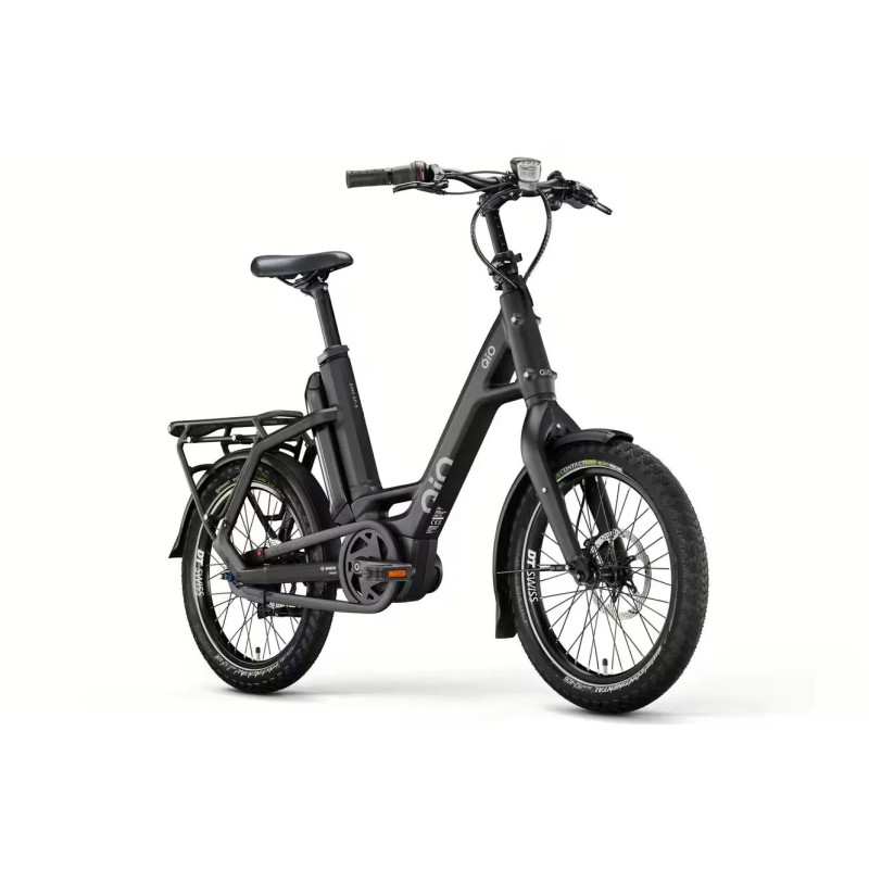 QIO Kompaktrad EINS AP-8 Nexus 8-Gang FL (400Wh) Smart System Night Black Matt 2025